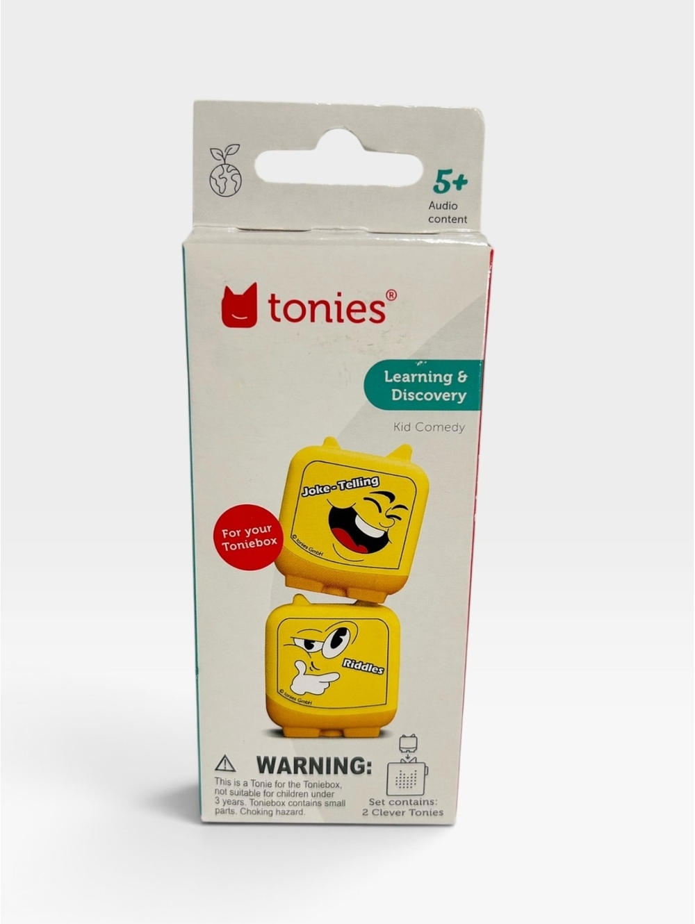 Tonies Clever Tonies Kid Comedy Audio Set Joke Telling Riddles 2 Pack - NEW